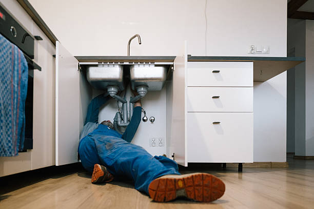 Professional Drain Cleaning technician working in Mays Landing, NJ